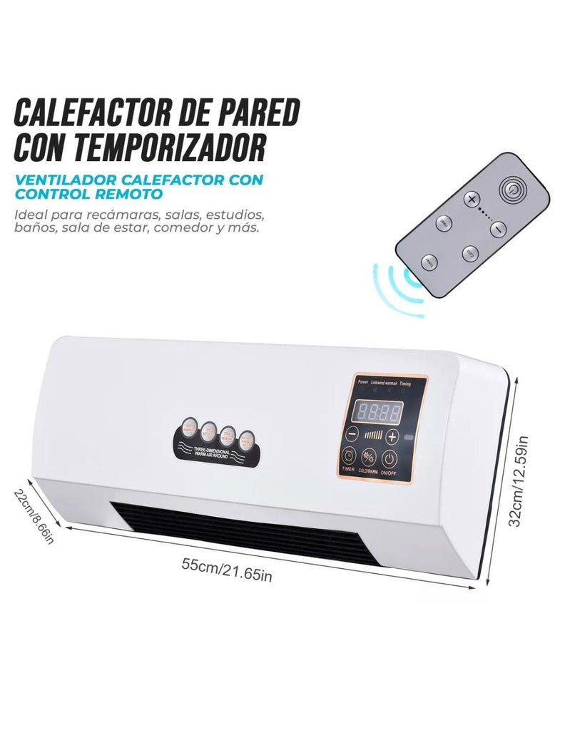 Calefactor Ventilador 2 En 1