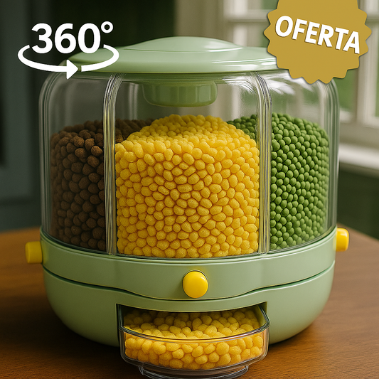 Dispensador De Granos Giratorio